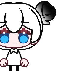 头发 马尾 >> B 1 渐变